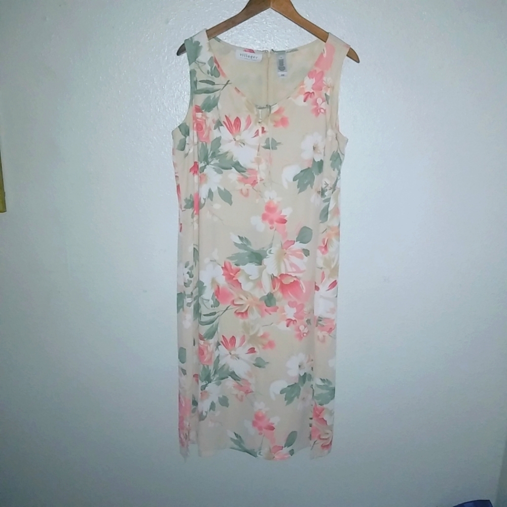Liz Claiborne Villager 16 Floral Maxi Dress Plus